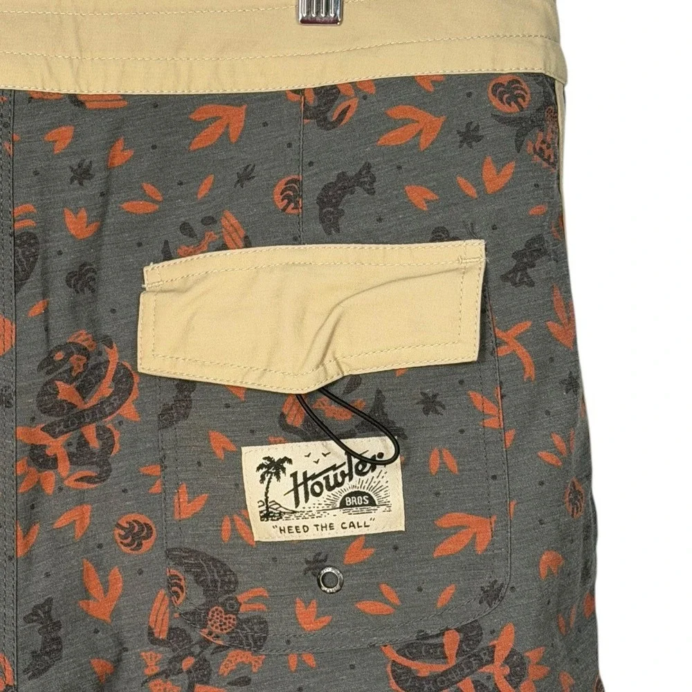Howler Brothers Mens Bruja Stretch Board Shorts Size 33